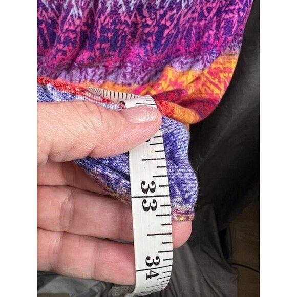 New Directions Women’s Dress Size Small Pink Multicolor Sleeveless V-Neck - Picture 3 of 5